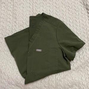 Figs Catarina Top in Moss